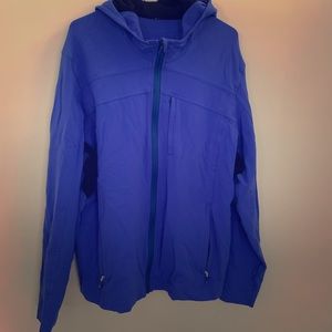 lululemon athletica Blue Zip Up Sweater